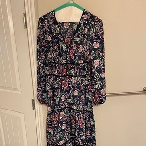 Red dress boutique floral dress